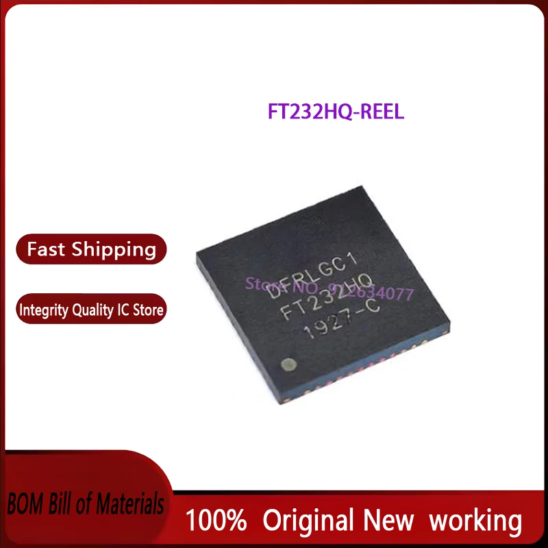 (10-100piece)FT232HQ-REEL FT232HQ QFN-48 IC Chipset New Original