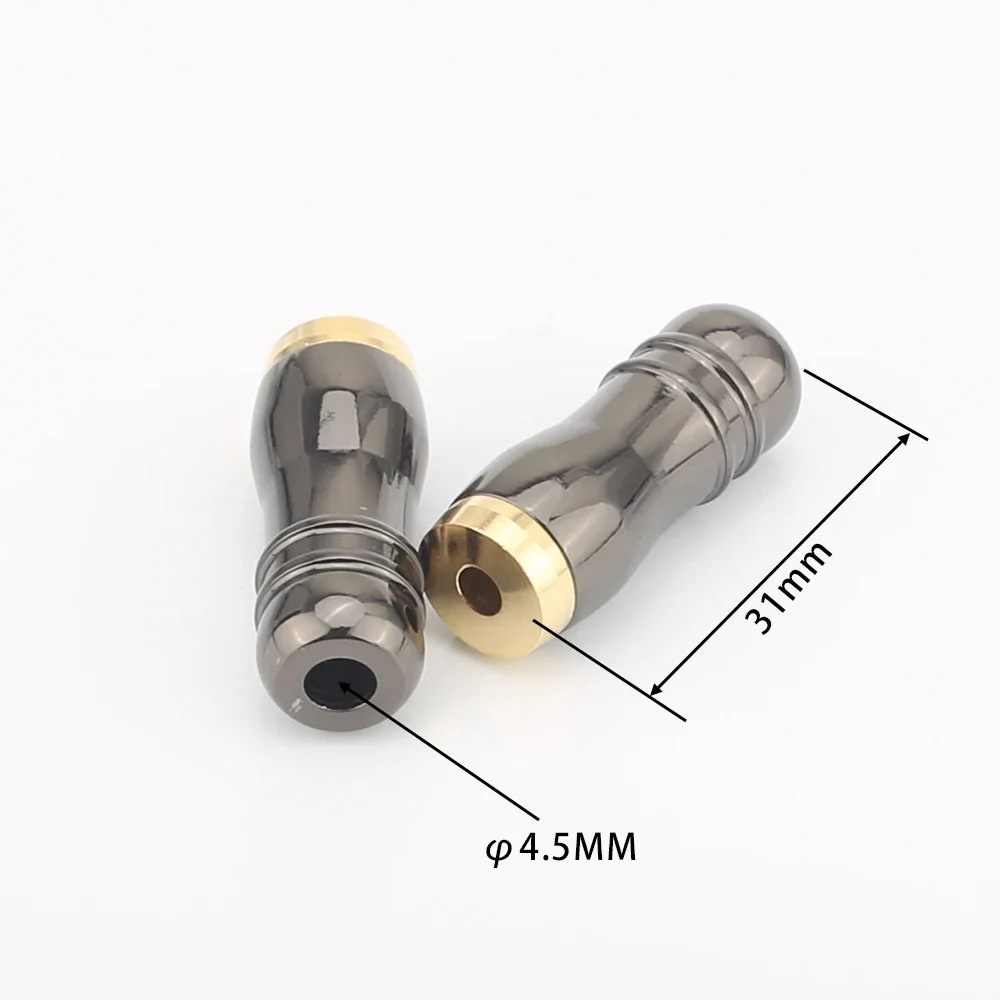 Audiocrast 3.5mm plugue fêmea HIFI estéreo fêmea cabo de fone de ouvido conector fêmea