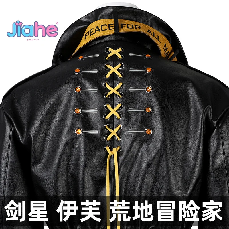 Eve Stellar Blade Cosplay disfraz de aventurero en el desierto chaqueta de cuero pantalones cinturón anillos uniforme Halloween carnaval traje de mujer