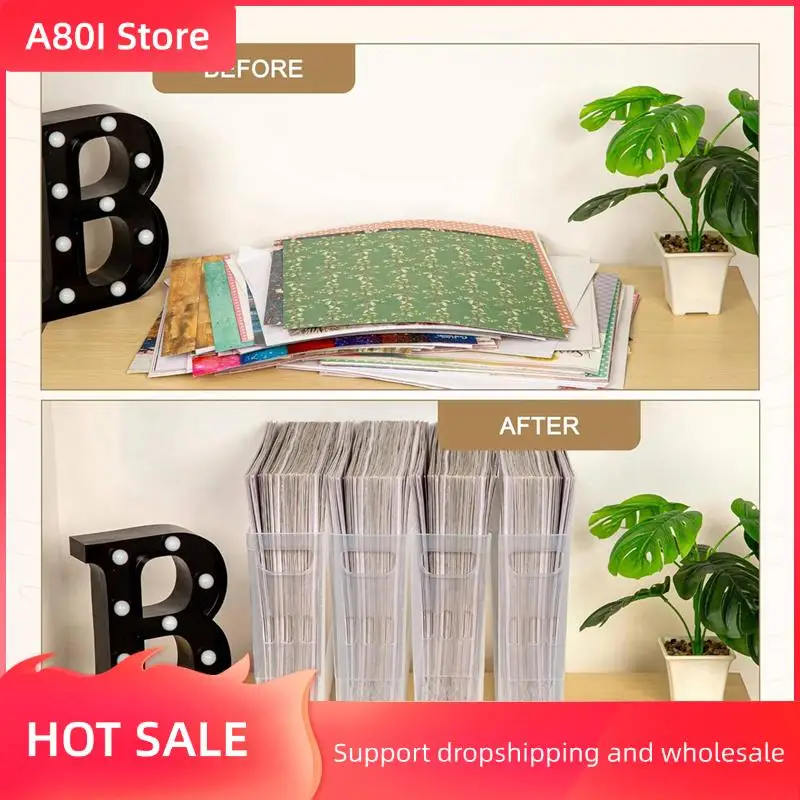 

A80I 8X бумага для хранения скрапбукинга с колесиками, пластиковая корзина для хранения скрапбукинга для хранения бумаги 12 x 12 дюймов, бумага для скрапбукинга