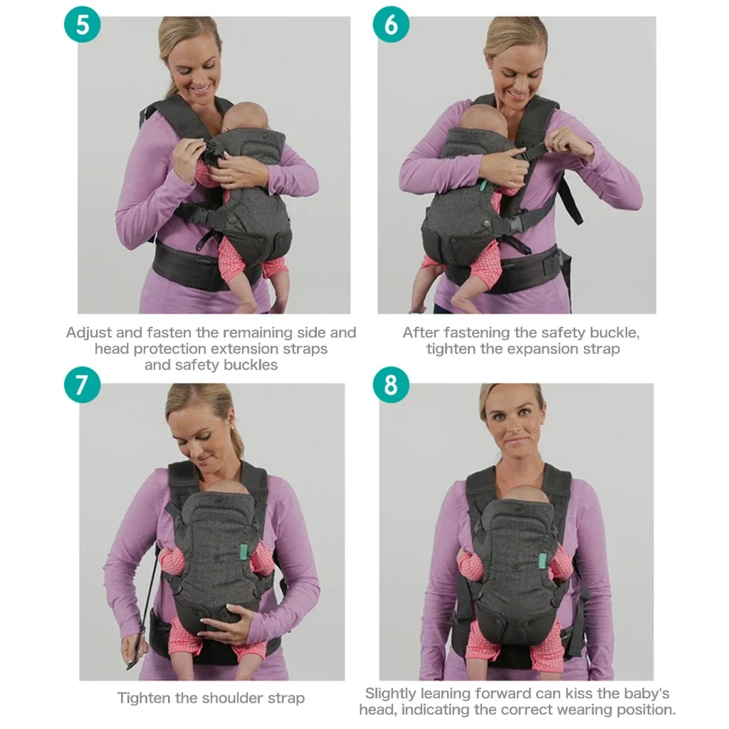 Newborn Gift 0-36 M Ergonomic Baby Carrier Lightweight And Labor-Saving Multifunctional Waist Stool Infant Kangaroo Sling Wrap