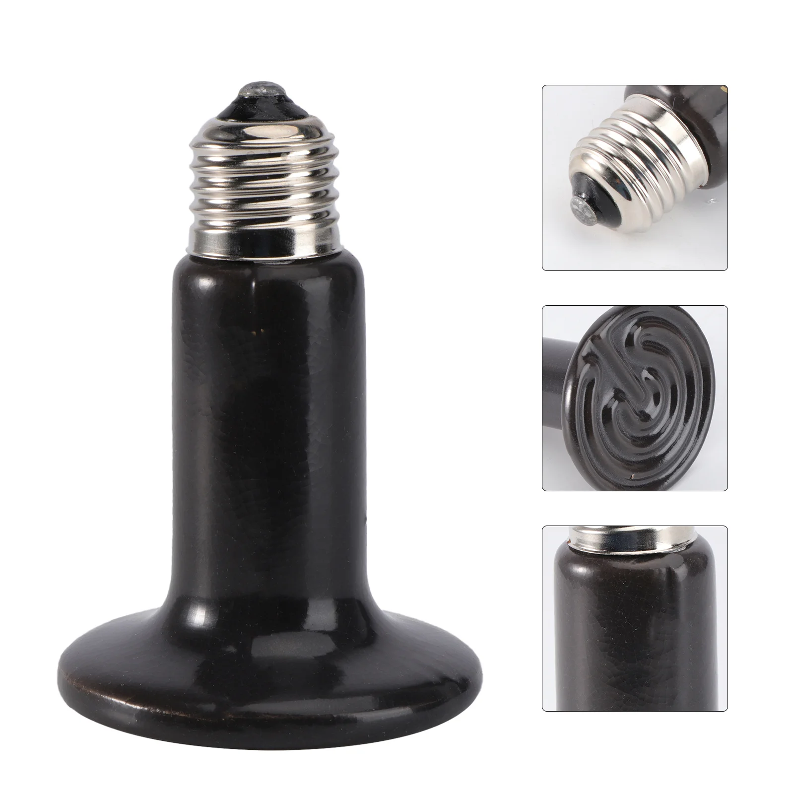 

100W Reptile Heating Lamp Ceramic Heat Light for Aquarium Snake Birds Hamsters Heating Emitter Reptile Heat Light