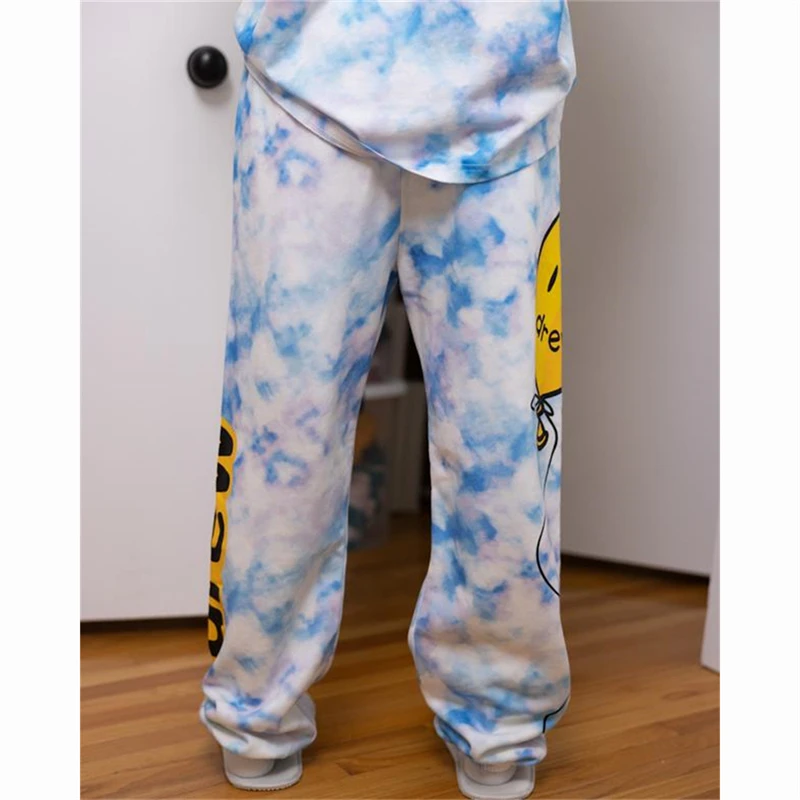 Drew House ใหม่กางเกงผู้หญิง House กีฬาชุด House กางเกง Skinny Sweatpants กางเกงกางเกงยิมส์กางเกง