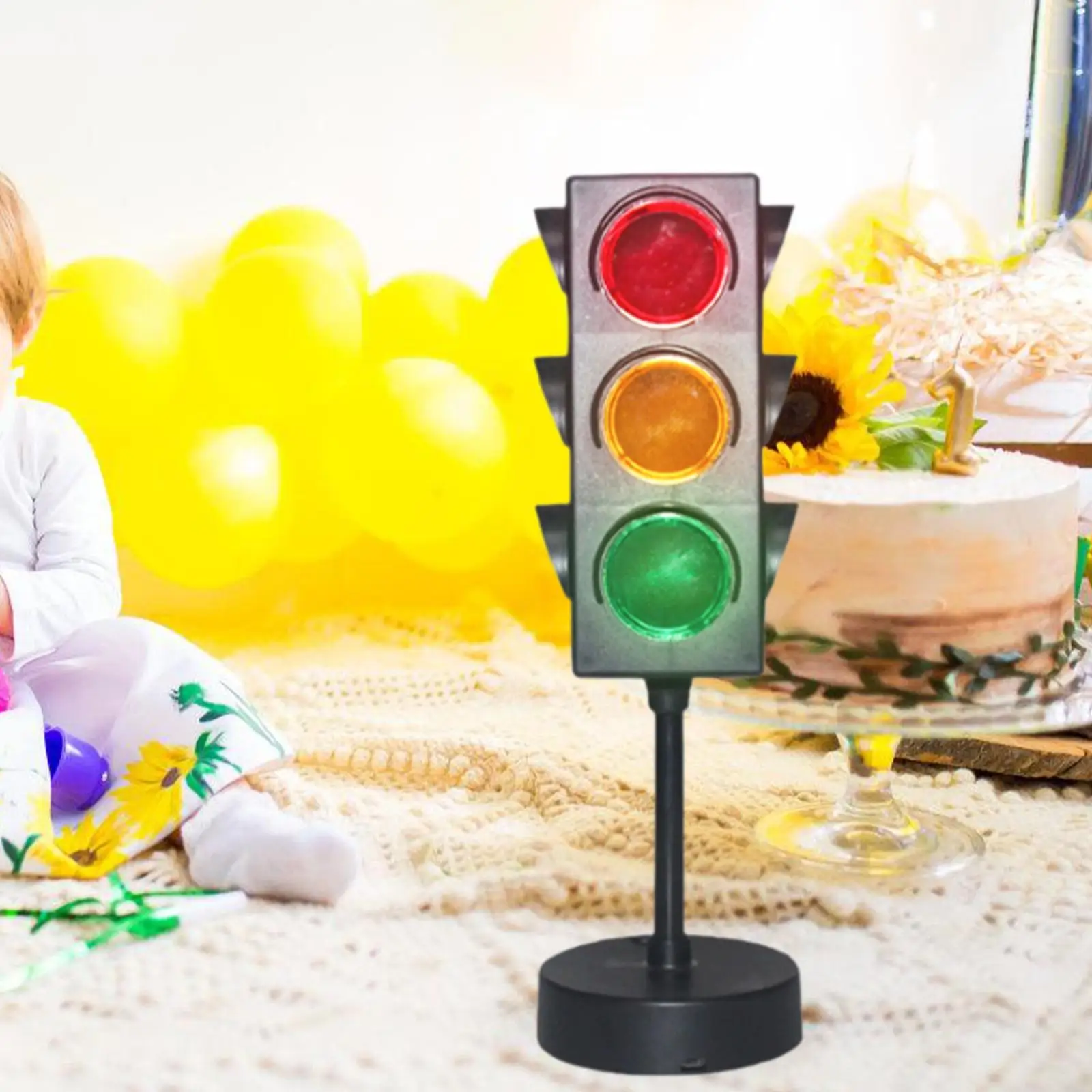 Gesimuleerd verkeerslichtspeelgoed Educatief speelgoed voor jongens, meisjes vanaf 3 jaar