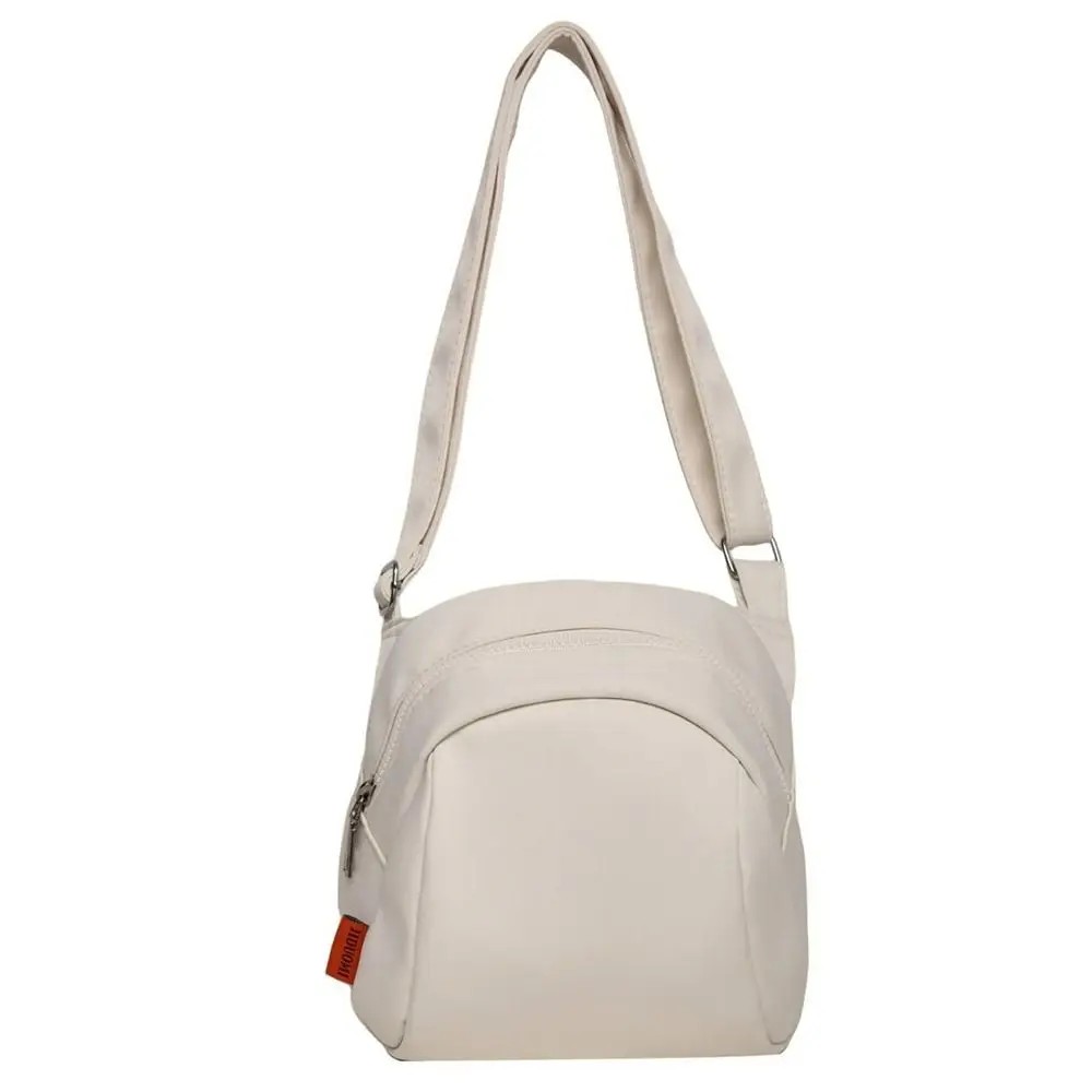 Portable Canvas Shoulder Bag Solid Color Large Capacity Underarm Bag Cross Body Messenger Bag Women Girl Crossbody Bags
