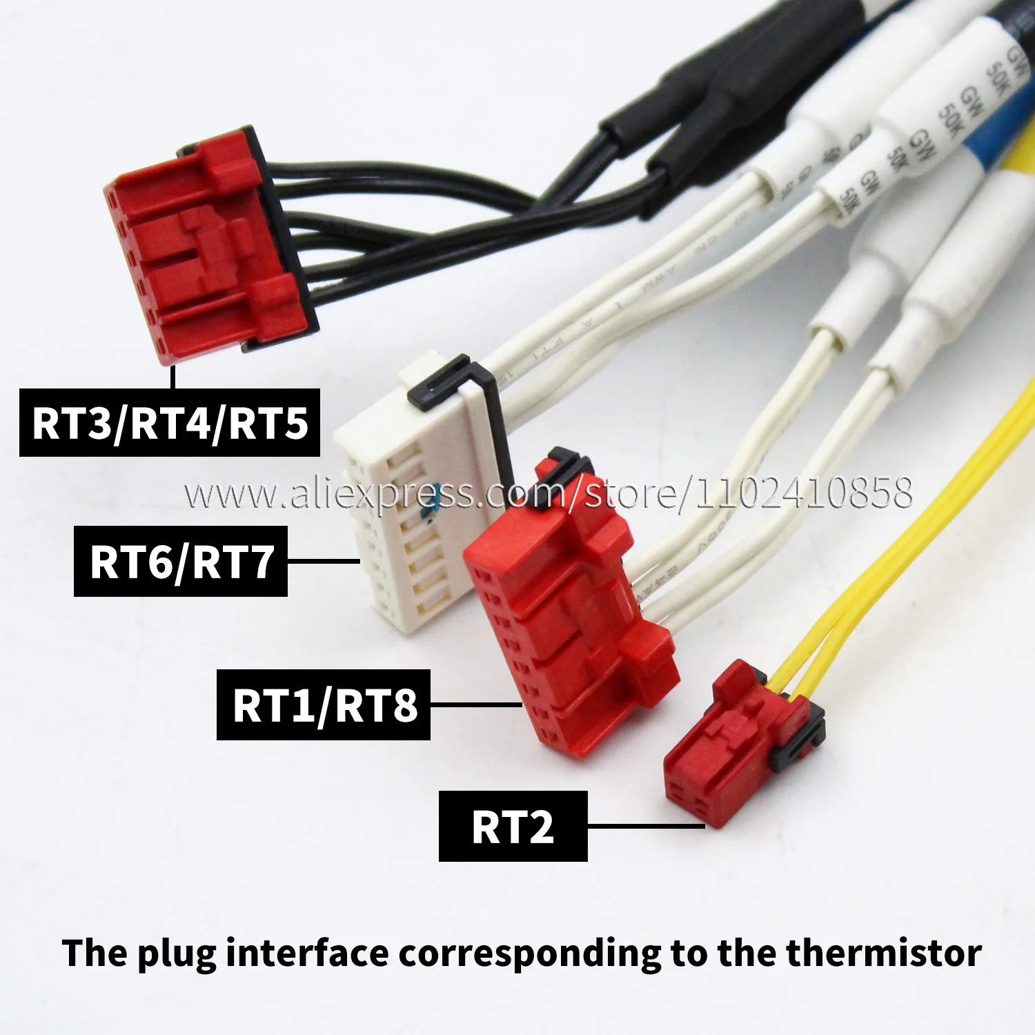 New Thermistor Resistance Assembly Sensor value RT1-8 for GREE HVAC VRF Central Air Conditioning Parts set 15k 20k 50k Original
