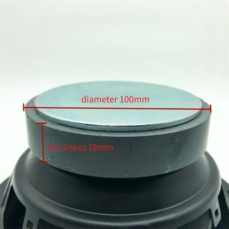 SOTAMIA 1pcs 6.5 Inch Mid Bass Speaker 8 Ohm 60W Paper Cone Foam Edge 100 Magnetic Bass Fever Grade HIFI Home Music Speaker