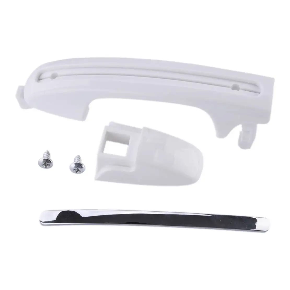 

1 пара белых задних левых и правых внешних дверных ручек, пластиковая, подходит для пикапа Foton Tunland E3 E5