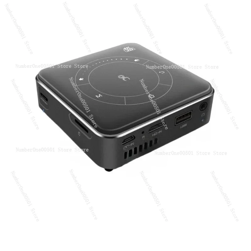 

Карманный 3D-проектор со встроенной батареей HD WiFi Bluetooth Портативный мини-проектор для смартфона Спальня Общежитие