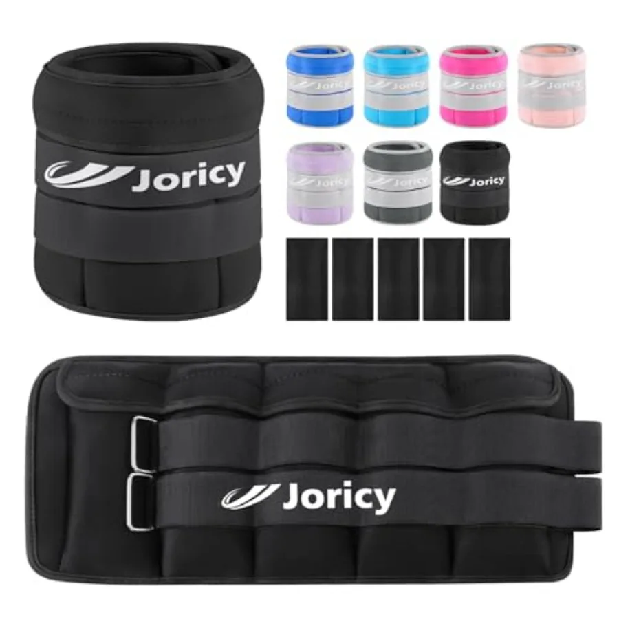 

Регулируемые утяжелители для лодыжек для женщин и мужчин, 1-20 фунтов, 1 пара, утяжелители для запястий, ног и рук со съемными грузами для силовых тренировок и фитнеса