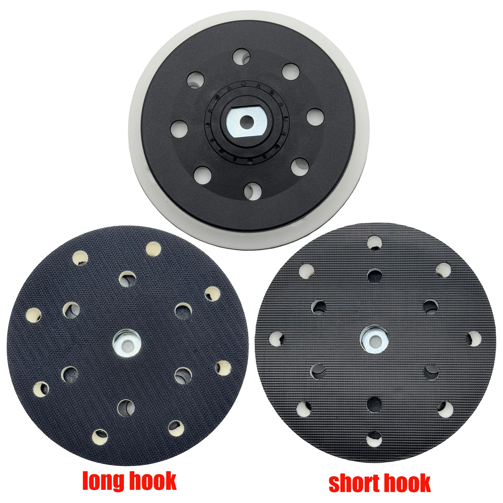 1PC 6 Inch Sander Backing Pad Polishing Disc For-Makita BO6050 BO6050J Orbital Sander Replacement Abrasive Tool