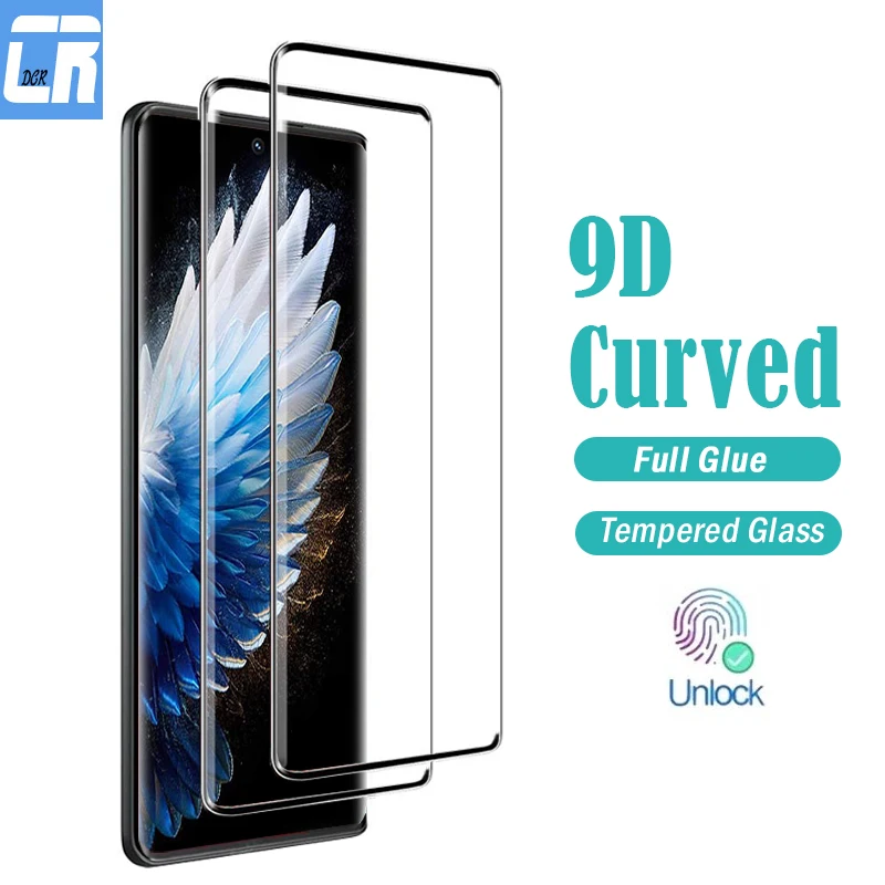 

1-2Piece Full Glue Tempered Glass for Tecno Spark 40 20 Pro+ Curved Screen Protector for Pova Slim Spark Slim HD Protective Film