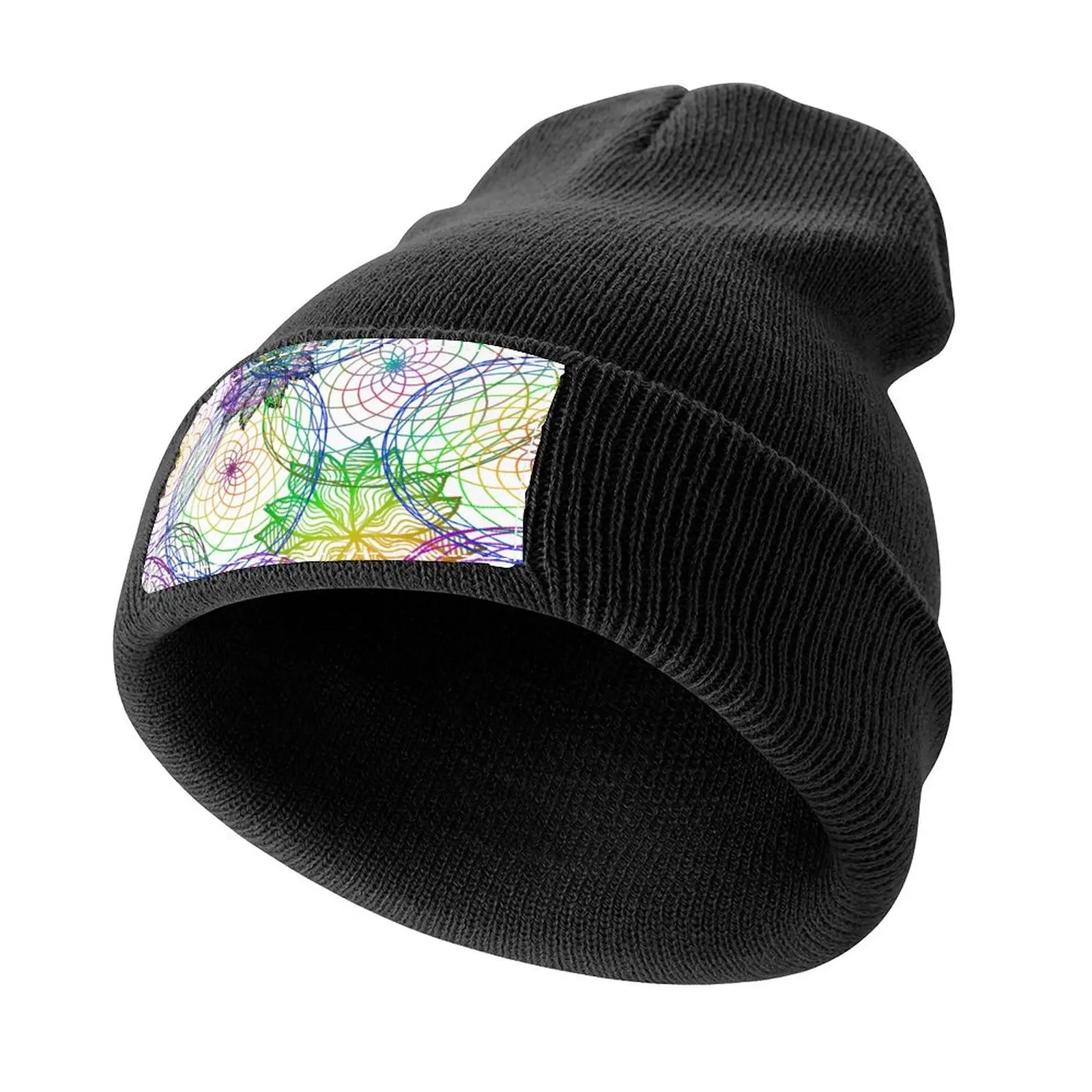 

Spirographimagination Knitted Cap Horse Hat Hat Beach party Hat Ladies Men's