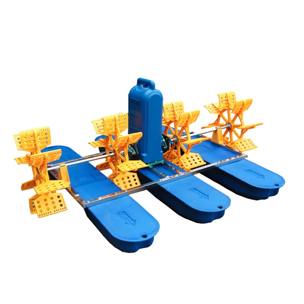 Hot Selling 4 Impeller Aquaculture Machine Fish Pond Paddle Aerator For Sale