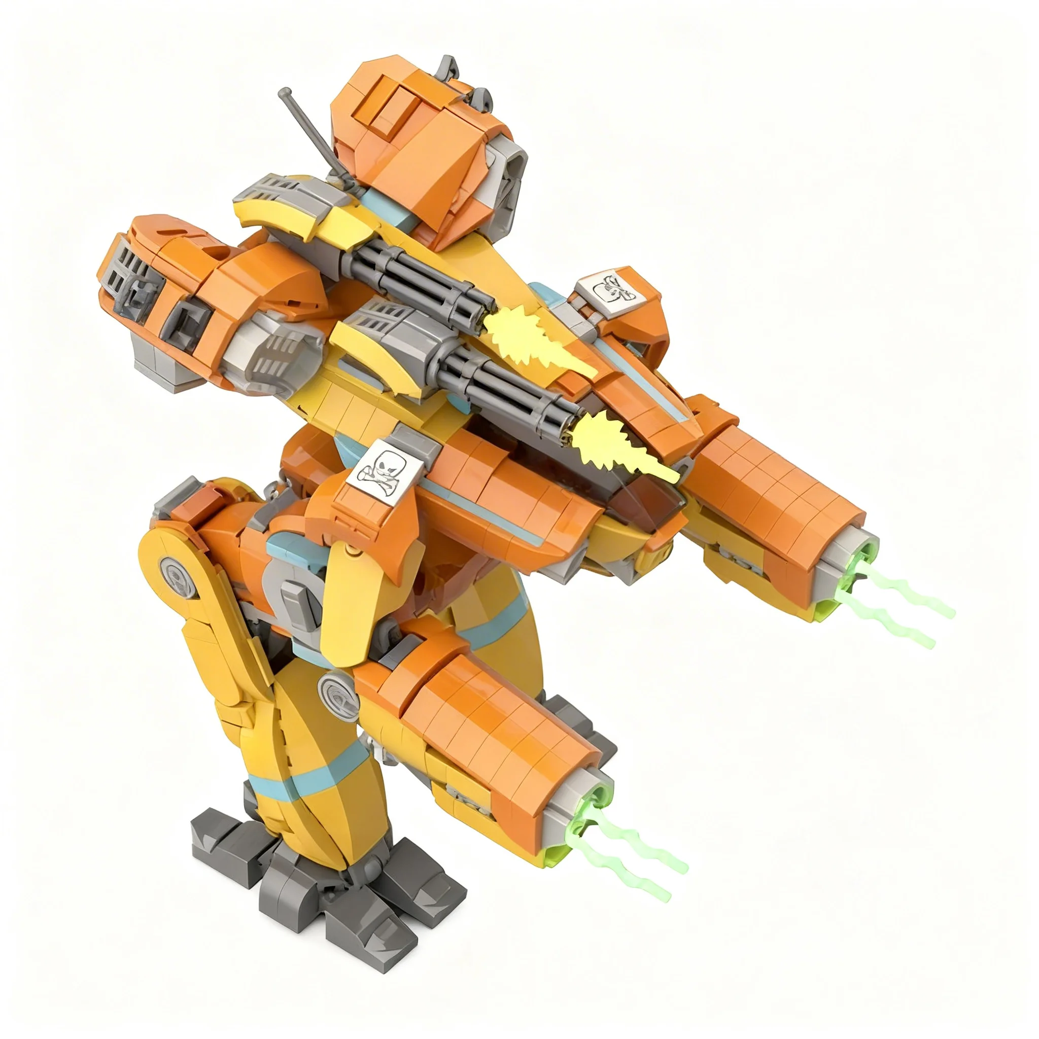 1401pcs MOC Space Marauder MAD-5R+ Battletech Mechwarrior Mech Model Building Blocks Toy Creative Craft Birthday Idea 3D Art