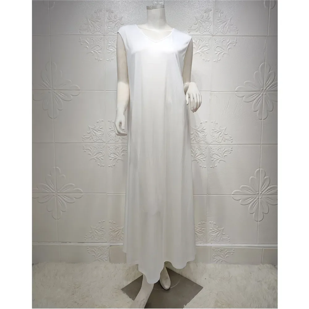 Ramadan muçulmano feminino cor sólida vestido longo 2 peças roupas islâmicas árabe abaya maxi robe vestido jalabiya dubai turco kaftan