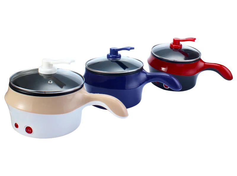 Cooker Hot Pot Mini Non-stick Food Noodle Cooking Skillet Egg Steamer Soup Heater Pot Frying Pan EU