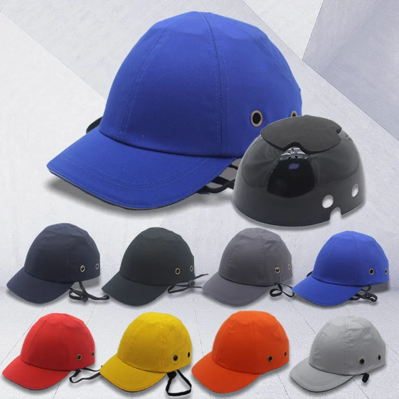 Hard Hat Helmet Baseball Cap Style Hard Hat Work Factory Head Protection Work Safety Summer