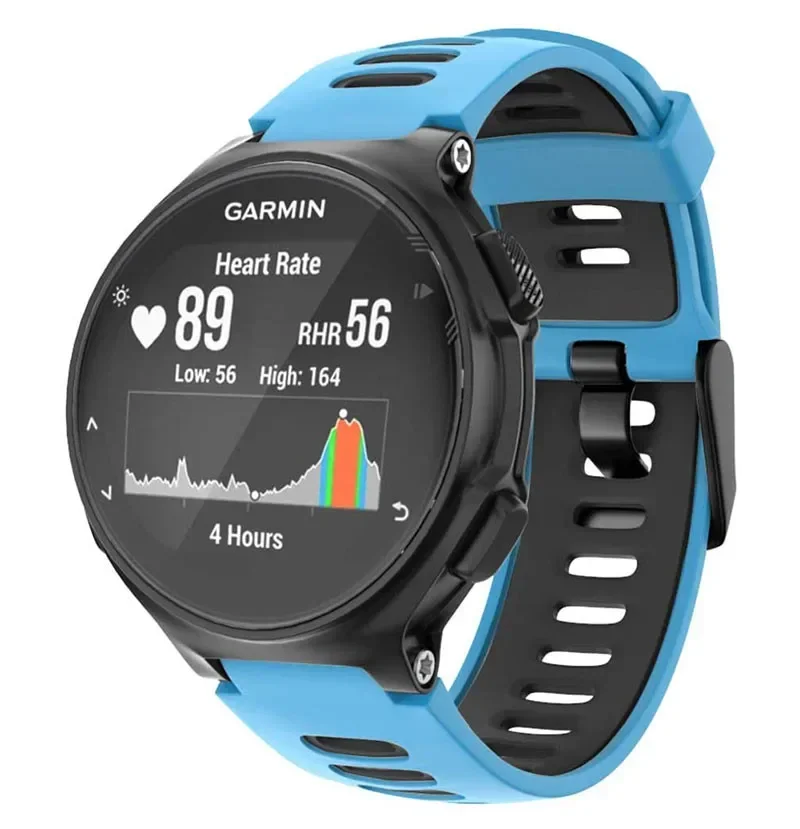 

Wristband For Garmin Forerunner 735XT 735/220/230/235/620/630 Approach S20 S5 S6 Silicone Watch Strap Smart Band