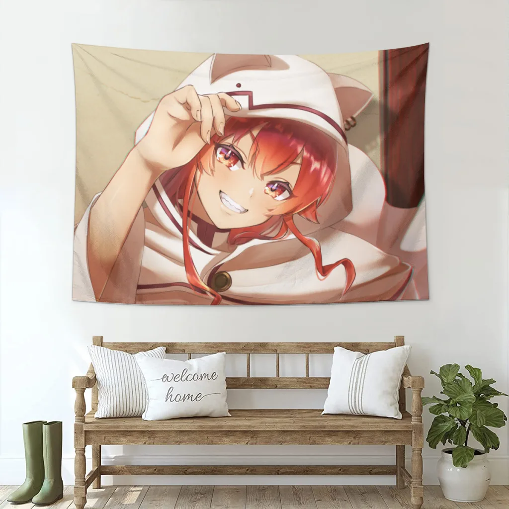 

Mushoku-Tensei-Jobless-Reincarnation Tapestries Anime Room Decoration Items Home Décor Bedroom Wall Decorating Cloth