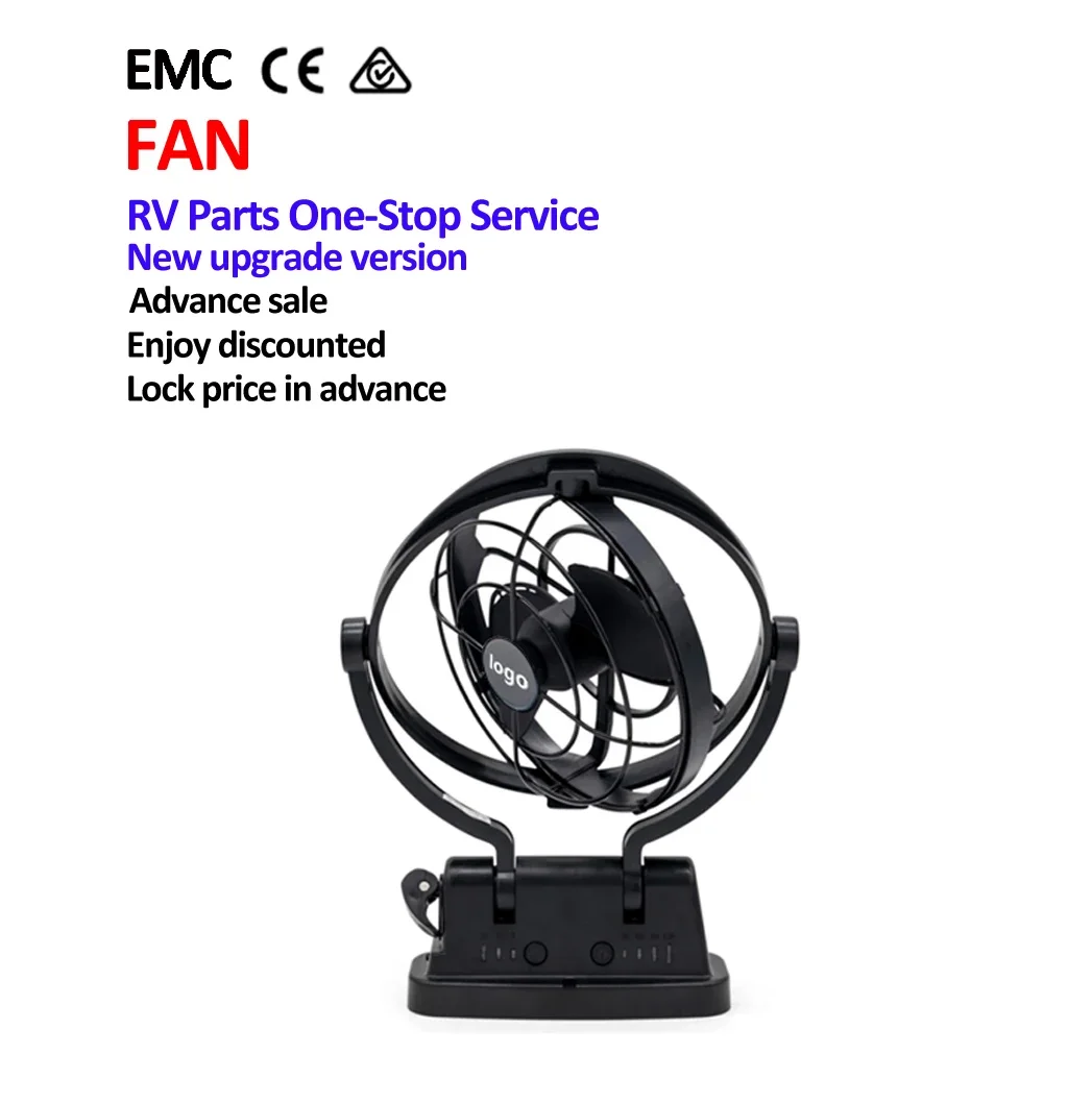 

cheap small fan for RV black white caravans for sale 12V/24V