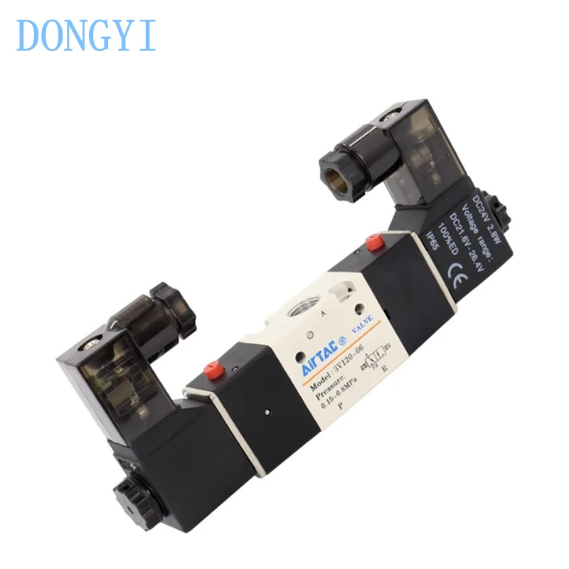 

Solenoid Valve 3V100 3V120 3V120-M5 3V120-06 A B C F AC220V DC24V DC12V AC110V