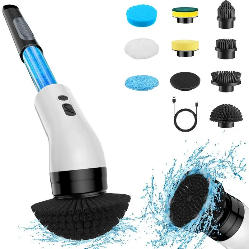 2025 New Multifunctional Electric Cleaning Brush USB Portable Kitchen Toilet Brush Electric Cleaning Brush