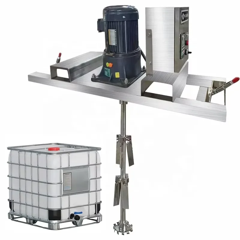 Mixer Liquid Ink Paint Ibc tank Mixer Portable Agitator Electric Mixer