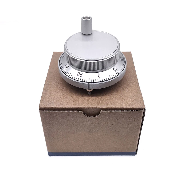 Handwheel CNC Pulser 60mm 5V 4Pin 6Pins Pulse 100 Manual Pulse Generator Hand Wheel CNC Machine Rotary Encoder