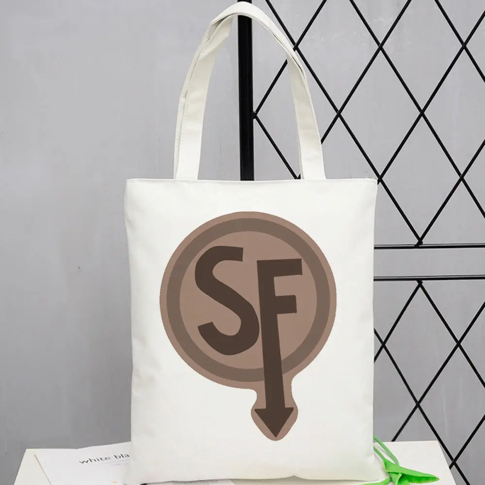 Sally Face Canvas Tote Bags Multipurpose Digital Print Daily Use Events College Fashionable Reusable Personalized Promotes
