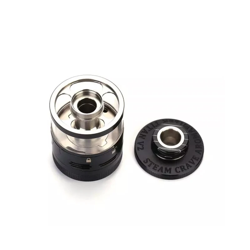 Original Steam Crave Aromamizer Titan V2 RDTA Tank Vape 41mm Diameter 20ml/32ml Capacity 510 Thread Postless Deck E Cig Atomizer