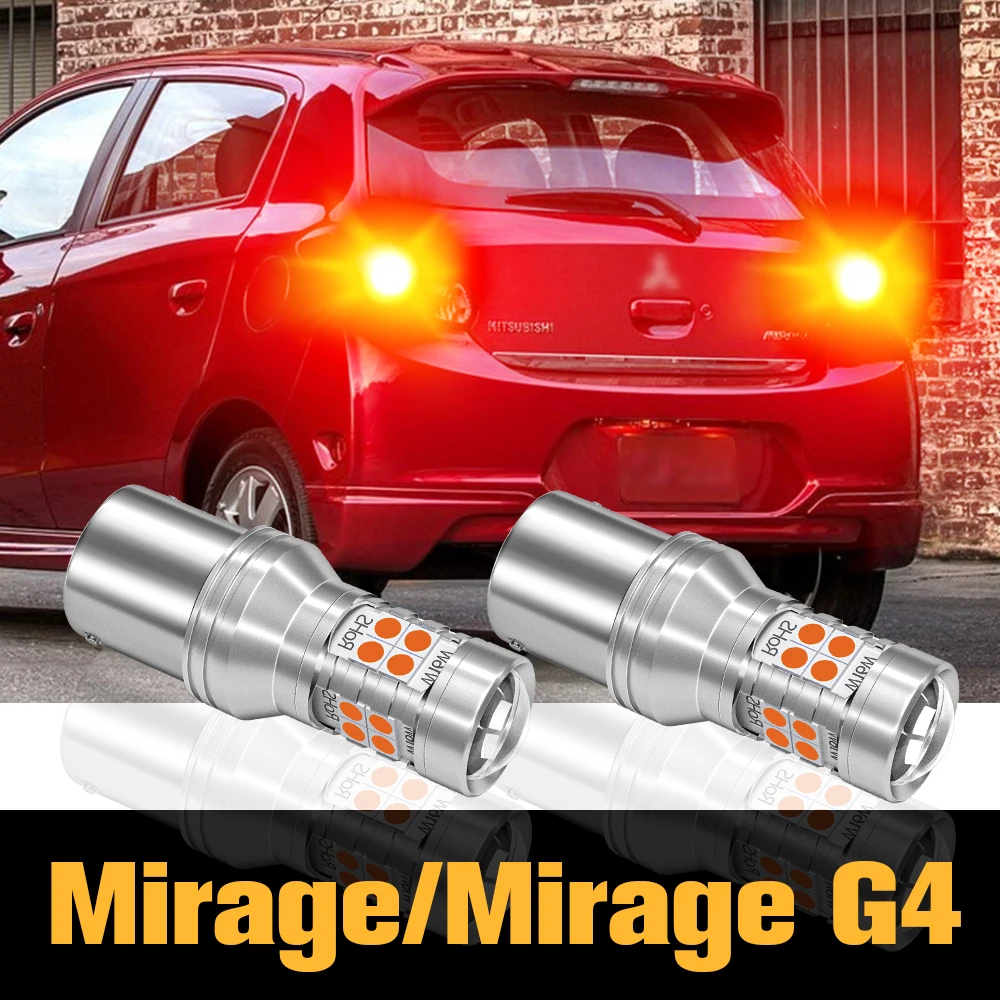 

2pcs Canbus LED Brake Light Lamp Accessories For Mitsubishi Mirage G4 2012 2013 2014 2017 2018