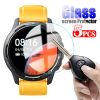 Tempered Glass Film for Xiaomi Mi Watch S1 Pro/S1 Active/Color 2/Amazfit Pace Smartwatch 9H Clear Anti-scrach Screen Protector