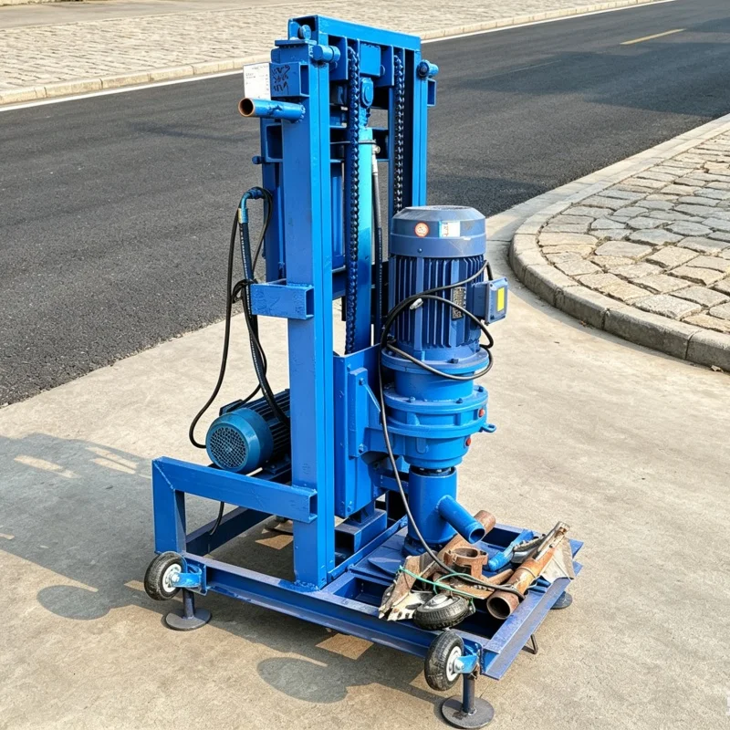 Customized Hydraulic Winch Water Well Drilling Rig, Hydraulic Drill‑lifting Machine for Rural Drinking Water Well Drilling