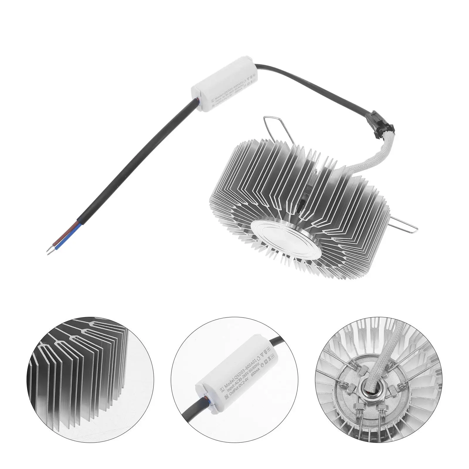 LED Wall Lamp 3W Aluminum Sunflower Night Light Surface Mounted for Home Porch Hallway Office Decor