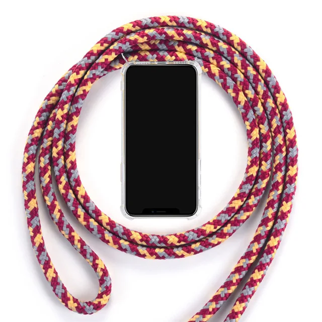 Strap Cord Chain Transparent Phone Case For Google Pixel 7 9 Pro 8 8A 7A 6 6A Pixel 5 5A 4 4A 3 XL 3A Neck Lanyard Soft Cover