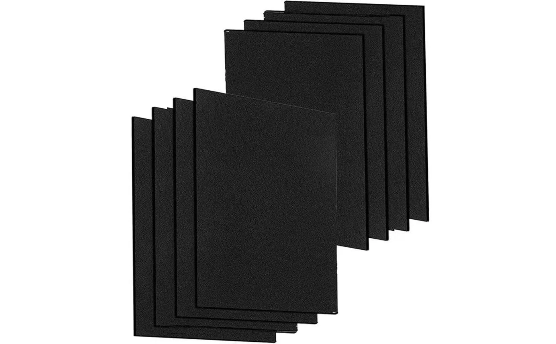 10 Pieces Activated Carbon Fiber Filter Pad Easy to Install Range Hood Replacement Filter Lightweight