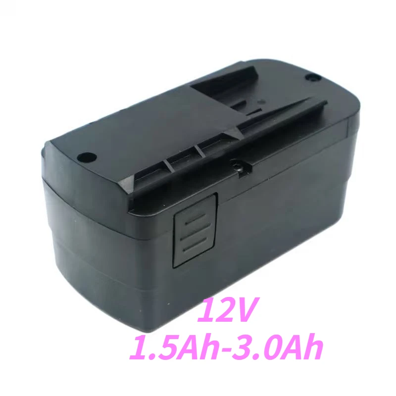 Brand new 12V 1.5Ah-3.0Ah Rechargeable Battery for Festool 12VC BPS12 TDK12 C12 C12DUO Ni-MH Ni-Cd Electric Drill Tool Battery