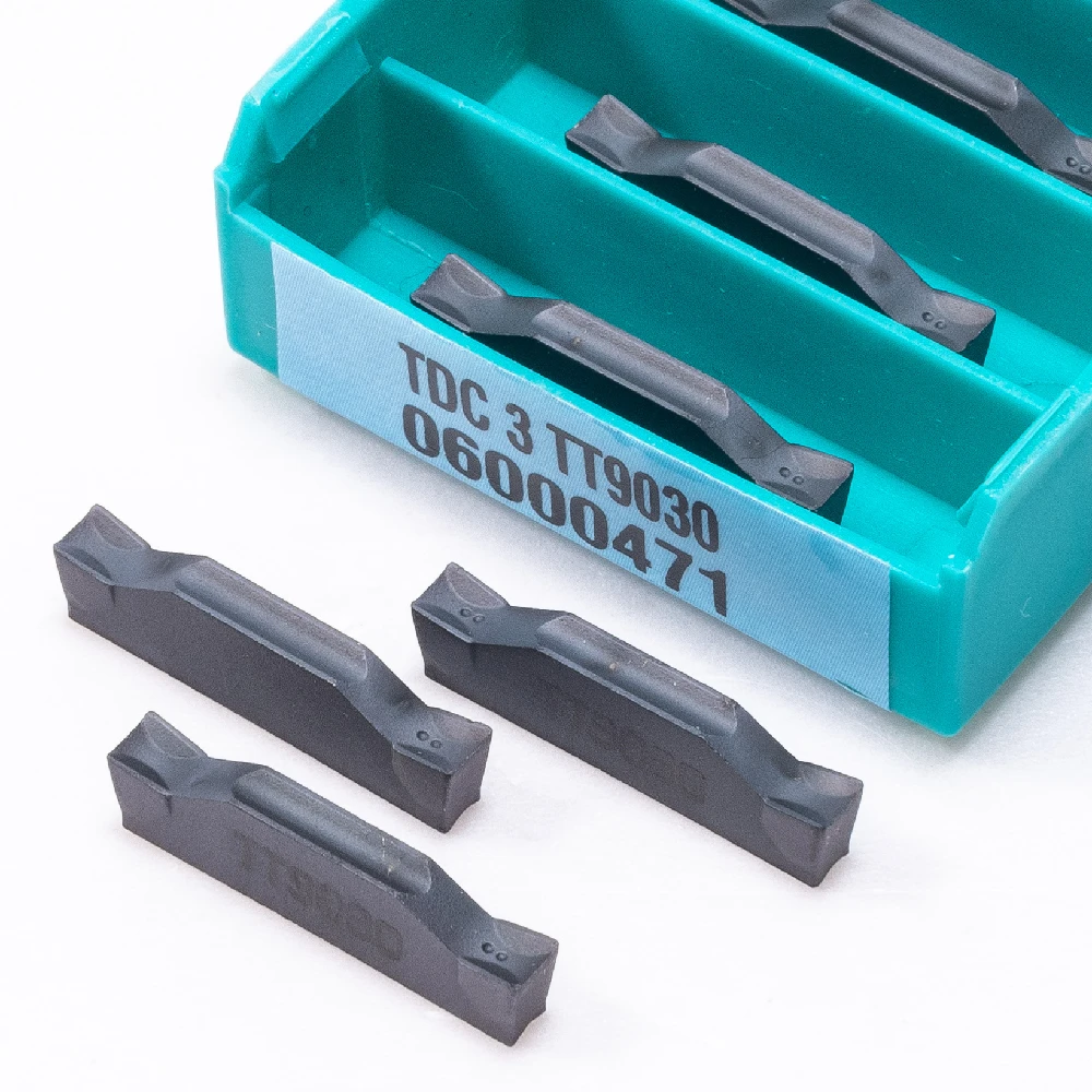 High Quality TDC2 TDC3 TDC4 TT9030 Carbide Inserts 2MM 3MM 4MM Original CNC Lathe Grooving Tool Turning Tool cutting blade