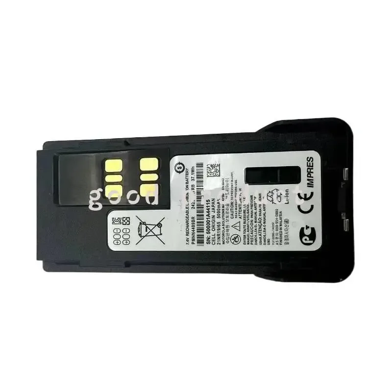 

5000mAh PMNN4009BR Battery for Motorola DP4801 P8668I XPR7350 XPR7380 XPR7550 GP338D DP2400E DP4000 XiR P8668 APX Two Way Radios