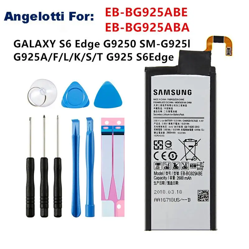 Angelotti battery For Samsung Galaxy S6 S6 Edge/Plus S7 S7 Edge S8 S8 Plus+ S9 S9 Plus S10 S10E S10 Plus S20 S20+ S20Ultra