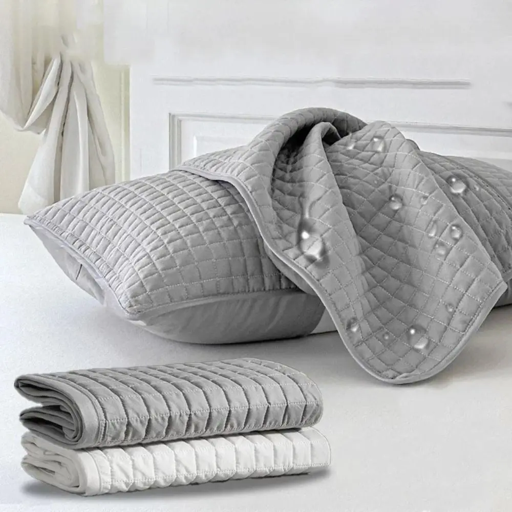 Cotton Pillow Cover Isolation Layer Anti Mite Pillow Core Protection Sweatproof Head Oil Pillow Case Protector Household