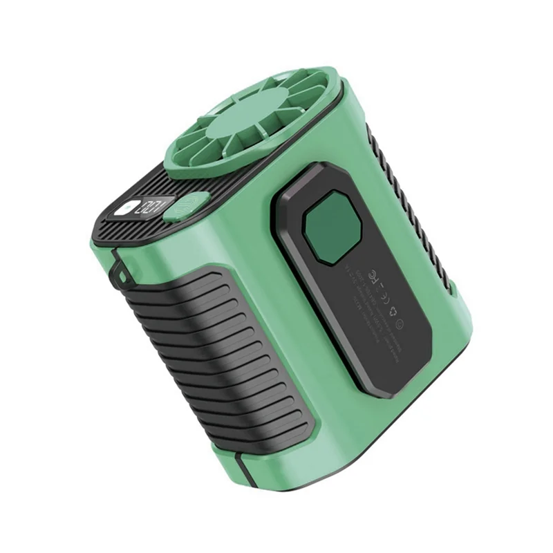 

A01F-Вентилятор на талии, высокотемпературный охлаждающий вентилятор для наружной рабочей комнаты, сварочный сайт, портативный поясной вентилятор