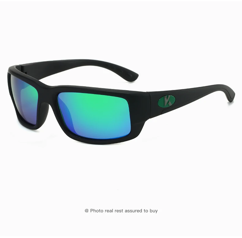 KAROS Polarisierte Sport-Sonnenbrille UV400 Anti-UV Herren Damen Wandern Radfahren Brillen mit Box Stoffbeutel YZ2028 – Detail 19