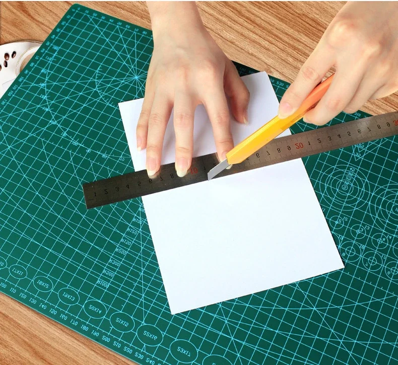 A3/A4/A5 handgemaakte snijmat dubbelzijdig gebruik snijplank PVC snijbestendige desktop beschermende mat Art Tool Supplies