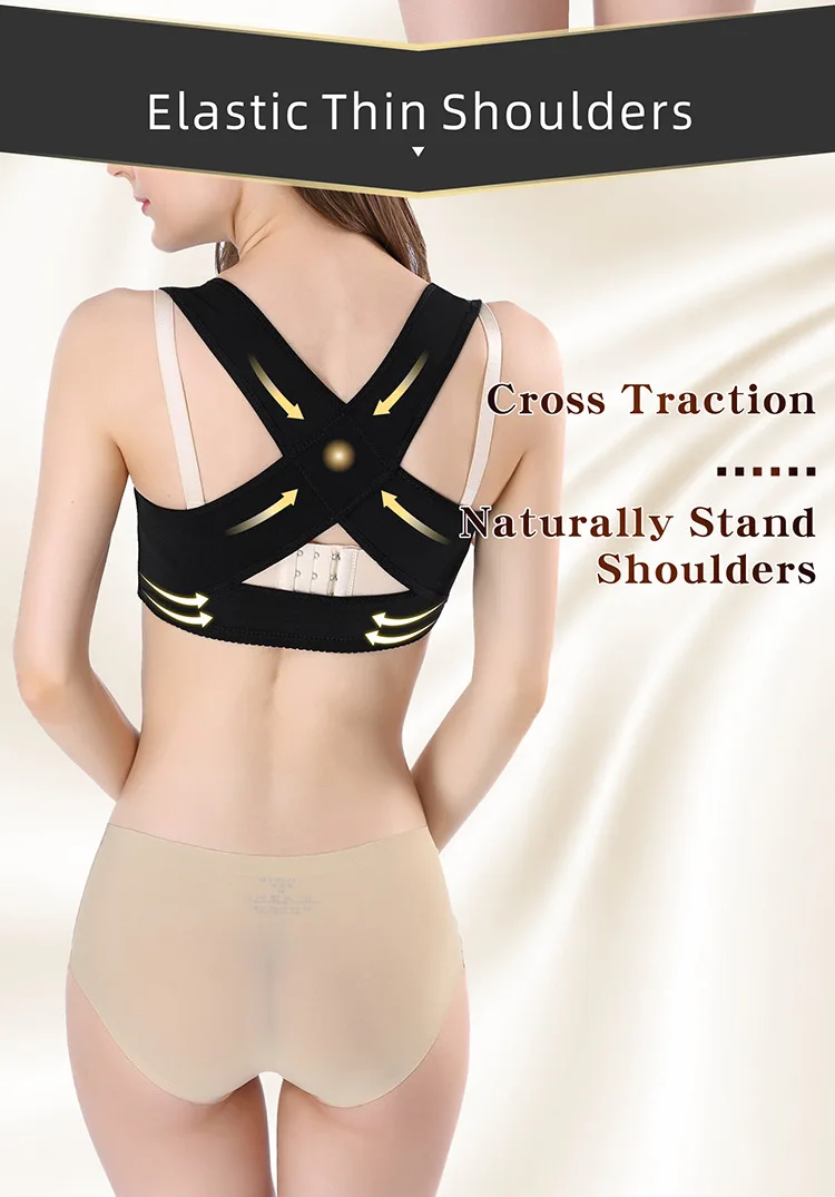 Unsichtbare Body Shaper Korsett Frauen Brust Haltung Corrector Gürtel Zurück Schulter Unterstützung Klammer Haltung Korrektur für Gesundheit Pflege – Detail 4