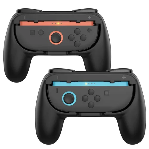 Paquete de 2 empuñaduras de mano para Nintendo Switch 2, empuñaduras Joy-Con, Kit de mango ergonómico antideslizante, accesorios 2025 para controlador Joy Cons