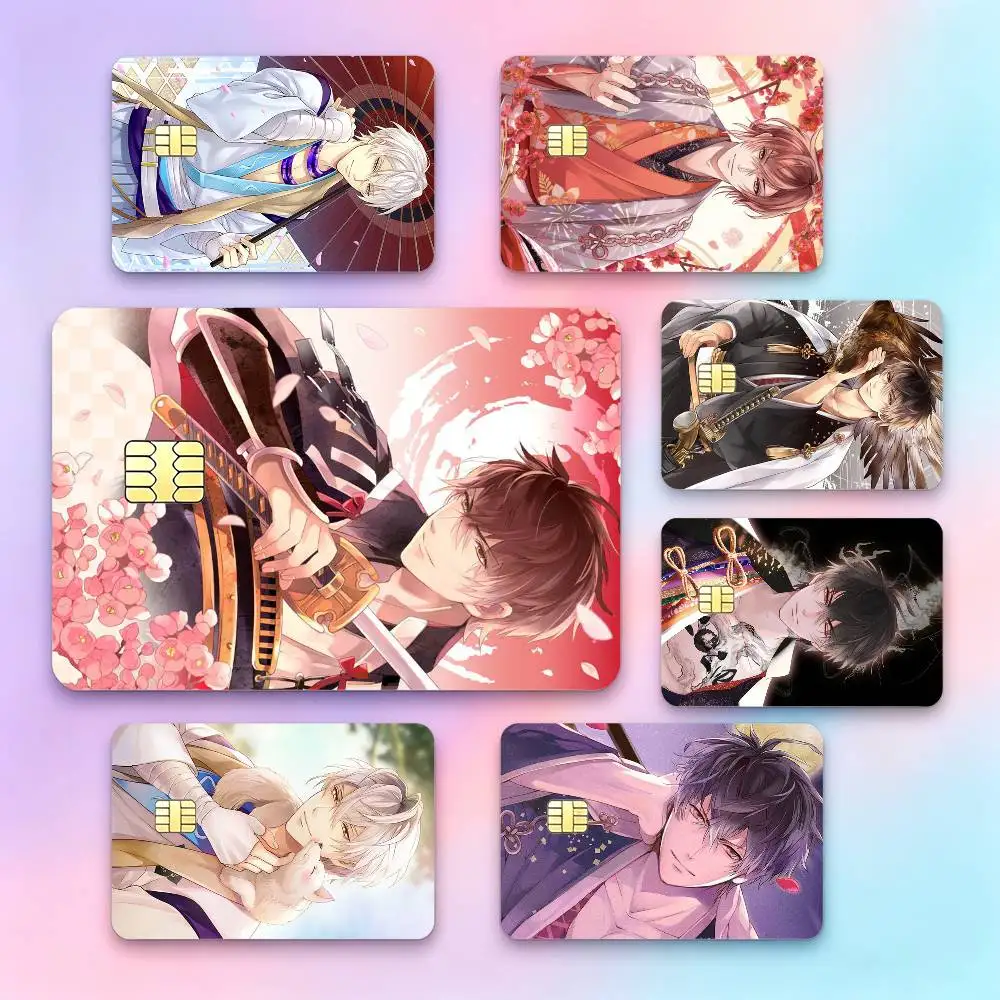 Otome-style Mobile Game F-Food F-Fantasy  Credit Card HD Stickers Small Chip Waterproof Sticker Game Card Decal Gift