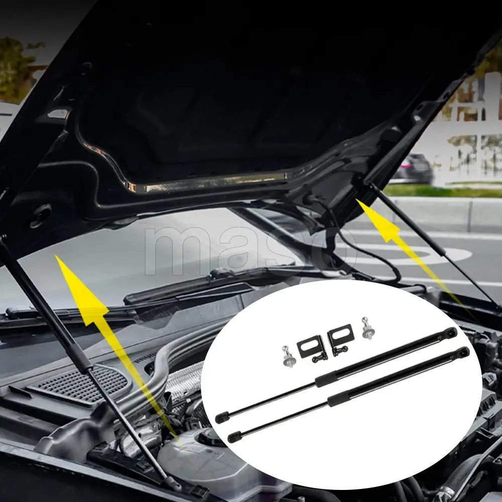 Car Front Left and Right Bonnet Hood Lift Support Shock Struts For Volkswagen Golf 8 MK8 2020 2021 2022 2023 2024 2025