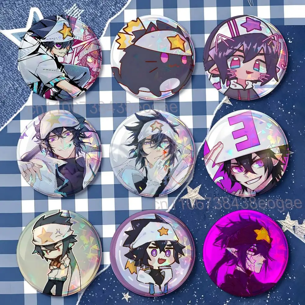 Lei shi Badges Round Nijigen Otaku Culture IP peripheral products 58mm 44mm 32mm 75mm 25mm Mini
